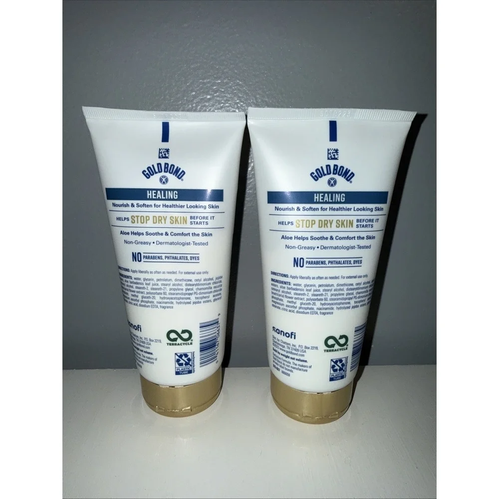 2 Gold Bond Healing/Hydrating Cream Aloe - Immediate Hydration 4.3 Oz. Dry Skin - Picture 2 of 4